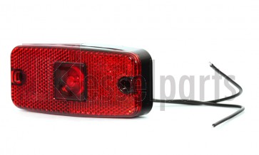 LED achterlicht markering 1 led rood KP-224