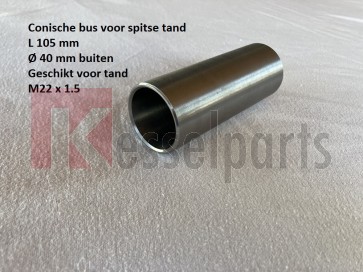 Lasbus conisch voor spitse tand balenprikker M22